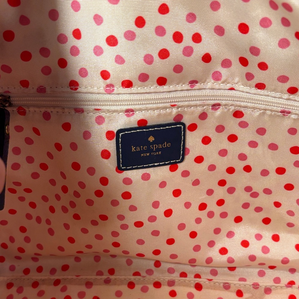 Kate Spade Navy Blue Satchel - image 4